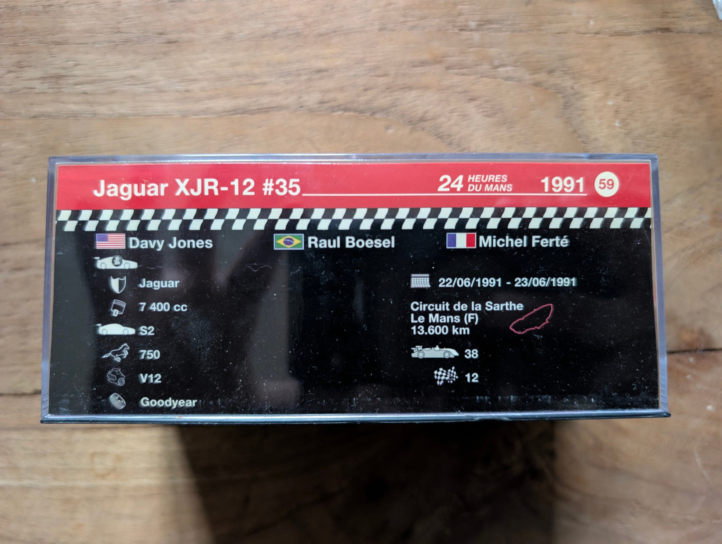 Miniature Jaguar XJR-12 #35 – 24 Heures du Mans 1991 (1/43)