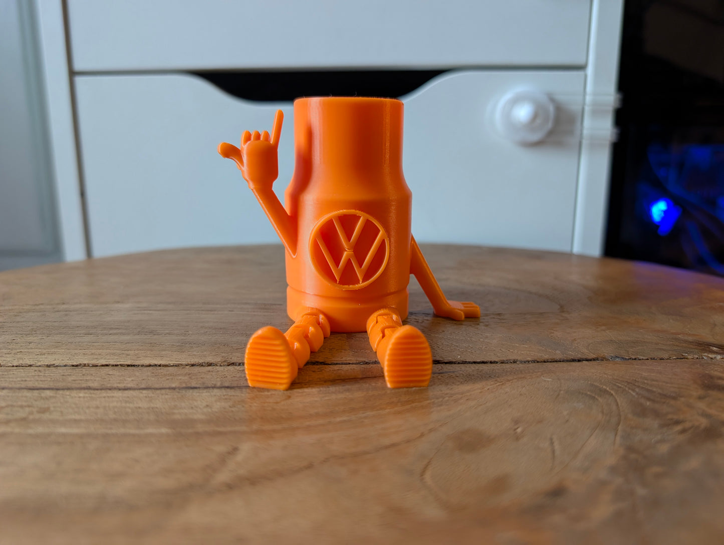 Mini-Douille VW "Shaka" – Orange