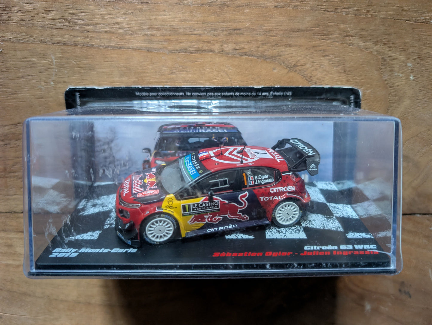 Miniature Citroën C3 WRC – Sébastien Ogier, Rallye Monte-Carlo 2019 (1/43)