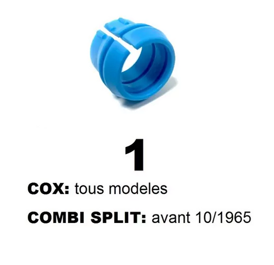 Guide de Tringlerie Bleu – VW Coccinelle, Karmann, Combi Split, 181