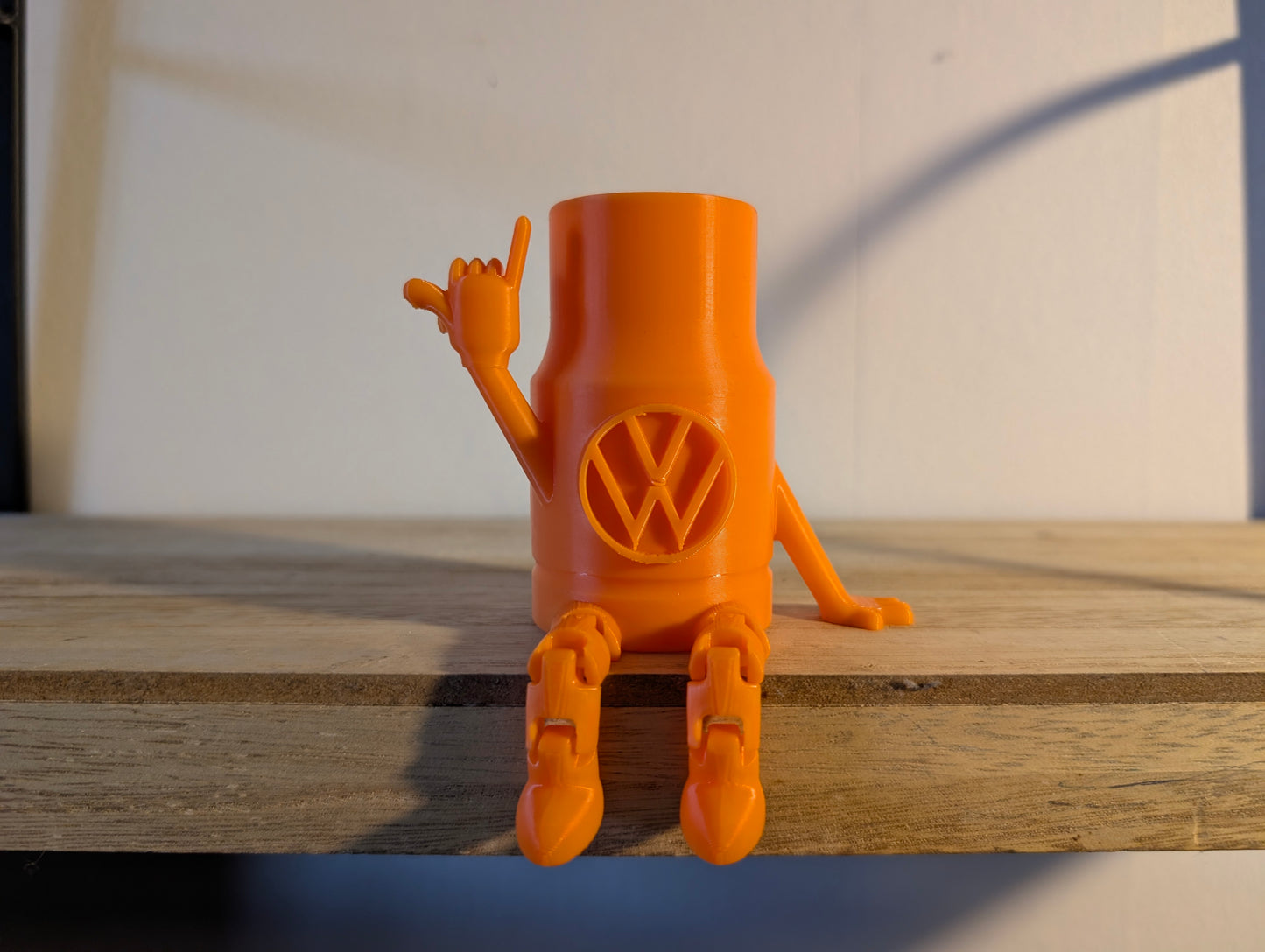 Mini-Douille VW "Shaka" – Orange