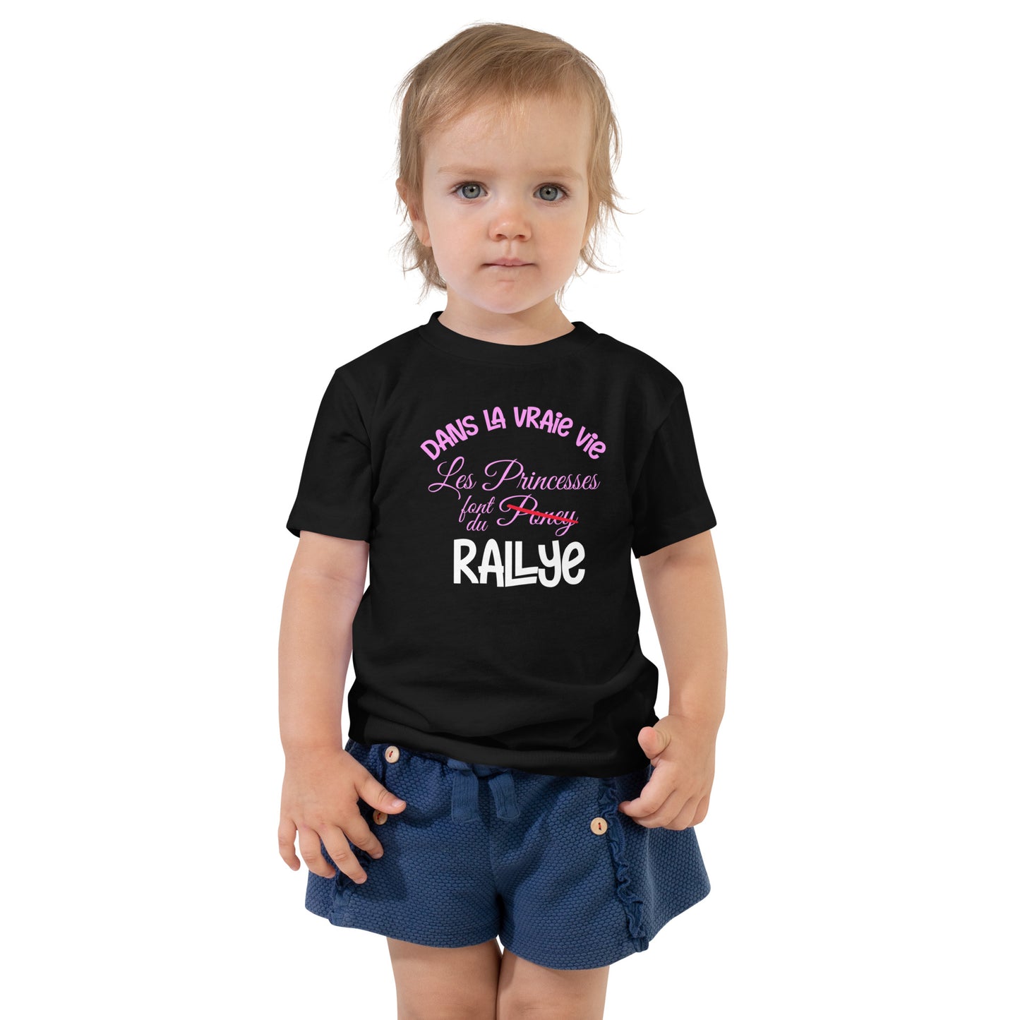 T-shirt Enfant "Dans la vraie vie, les Princesses font du Rallye"