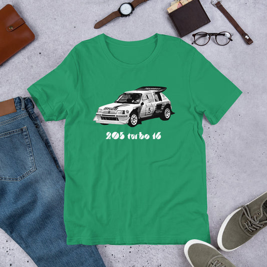 T-shirt Rallye 205 Turbo 16