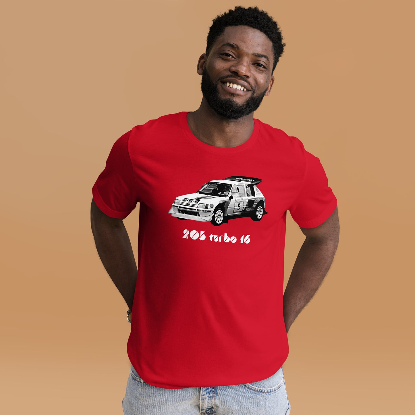 T-shirt Rallye 205 Turbo 16