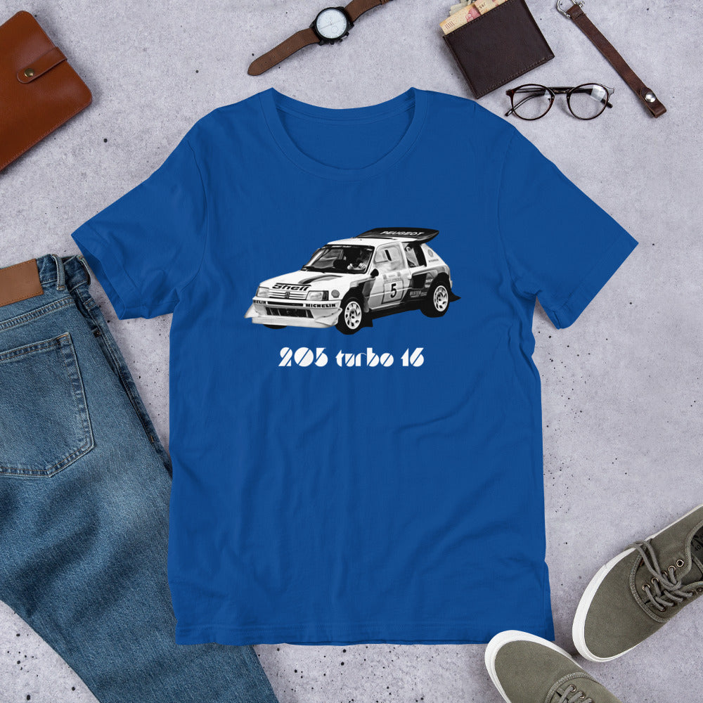 T-shirt Rallye 205 Turbo 16