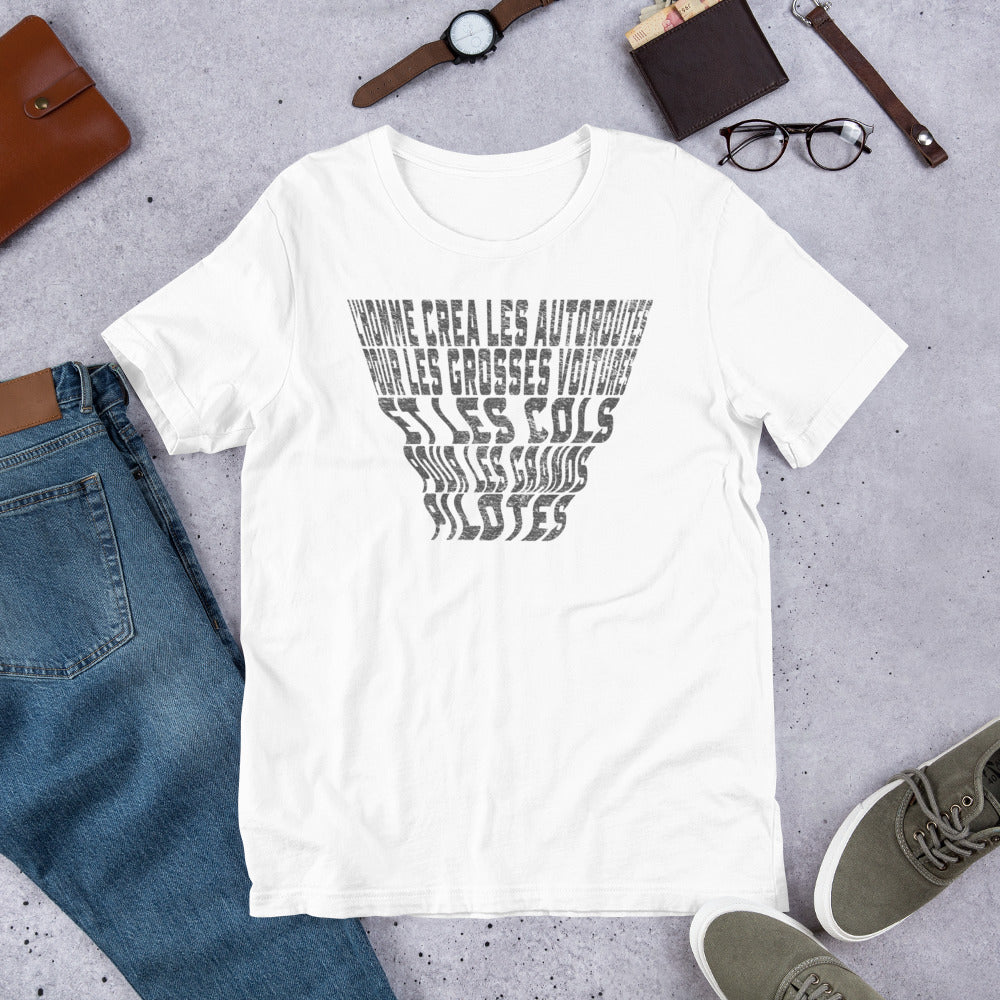 T-shirt "Maîtrise des Routes" pour les Grands Pilotes