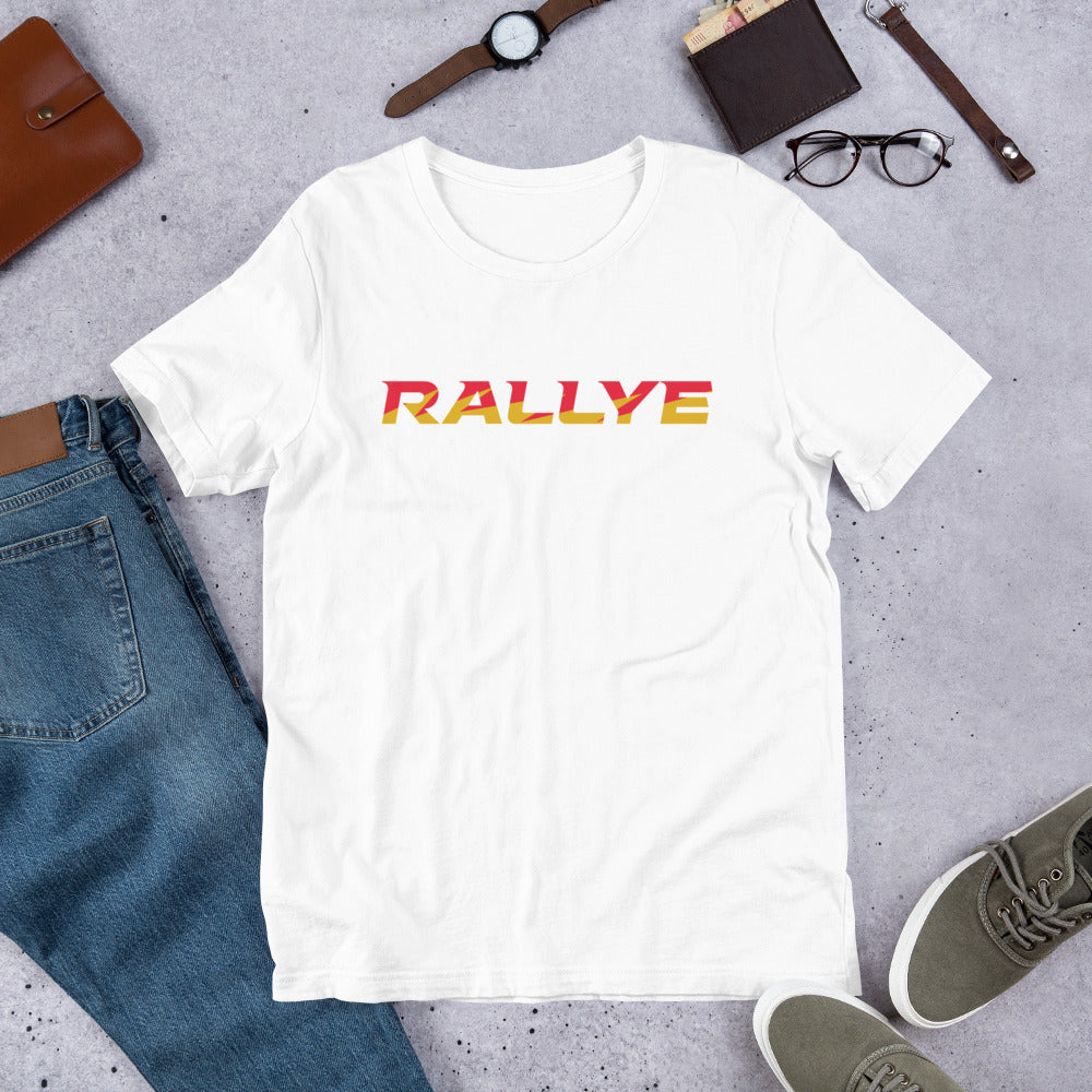 T-shirts Rallye disponibles en différentes couleurs